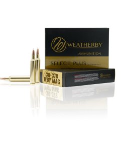 Weatherby Select Plus Rifle Ammunition 30-378 Wby Mag 180 gr Scirocco 3500 fps 20/ct