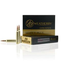 Weatherby Select Plus Rifle Ammunition 28 Nosler 180gr Berger VLD 3050 fps 20/ct
