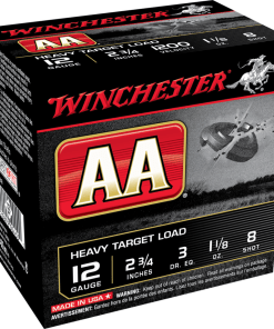 Winchester AA Target 12 ga 2 3/4" 3 dr 1 1/8 oz #8  - 25/ct