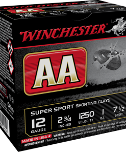 Winchester AA Super Sport Sporting Clays Shotshells 12 ga 2-3/4" 1 oz 1250 fps #7.5 25/ct