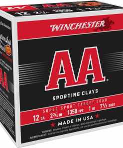 Winchester AA Sporting Clays Shotshells 12ga 2-3/4" 1oz 1350 fps #7.5 25/ct