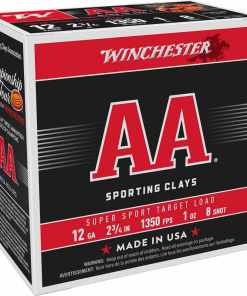 Winchester AA Sporting Clays Shotshells 12ga 2-3/4" 1oz 1350 fps #8 25/ct