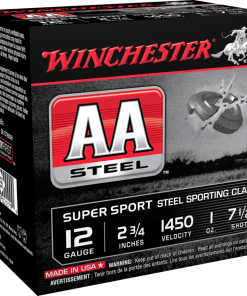 Winchester AA Steel Target Shotshell Ammunition 12ga 2-3/4" #7 1/2 1oz 25rd