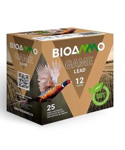 BIOAMMO Lead Game Pheasant Shotshells 12 ga 2-3/4" 1-1/4 oz 1250 fps #4 25/ct