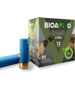 BIOAMMO Steel Game Waterfowl Shotshells 12 ga 2-3/4" 1 oz 1265 fps #3 25/ct
