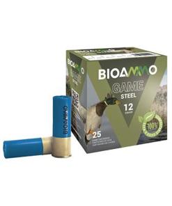 BIOAMMO Steel Game Waterfowl Shotshells 12 ga 2-3/4" 1-1/16 oz 1295 fps #3 25/ct