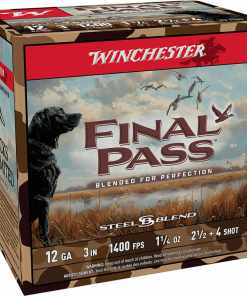 Winchester Final Pass Shotshells 12ga 3" 1-1/4oz 1400 fps #2.5 & #4 Shot 25/ct
