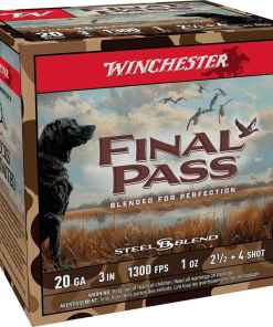Winchester Final Pass Shotshells 20ga 3" 1oz 1300 fps #2.5 & #4 25/ct