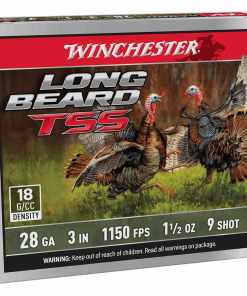 Winchester Long Beard TSS Shotshells 28ga 3" 1-1/2oz 1150 fps #9 5/ct