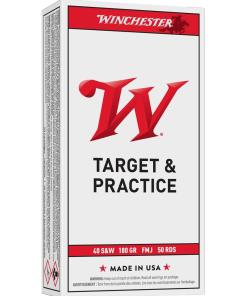Winchester USA Handgun Ammunition .40 S&W 180 gr. FMJ 1020 fps 50/ct