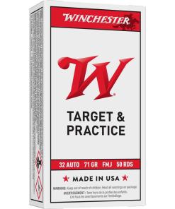 Winchester USA Handgun Ammunition .32 ACP 71 gr FMJ 50/ct