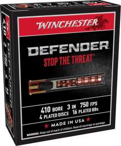 Winchester Supreme Elite PDX1 Personal Defense Shotshells .410 ga 3" 4 disc 16 plts Slug 750 fps 10/ct