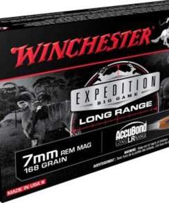 Winchester Expedition Big Game Long Range Rifle Ammunition 7mm Rem Mag 168 gr. PT 2900 fps 20/ct
