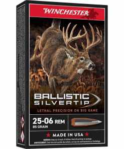 Winchester Ballistic Silvertip Rifle Ammunition .25-06 Rem 85 gr. PT 3470 fps 20/ct