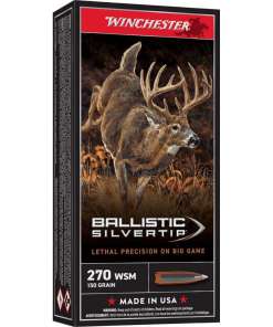 Winchester Ballistic Silvertip Rifle Ammunition .270 WSM 150 gr. PT 3120 fps 20/ct