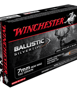 Winchester Ballistic Silvertip Rifle Ammunition 7mm Rem Mag 150 gr. PT 3100 fps 20/ct