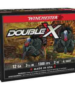Winchester Double X Turkey Load Shotshells 12 ga 3 1/2" MAX 2 oz #4 1300 fps 10/ct