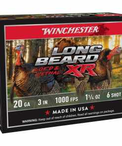 Winchester Long Beard XR Shotshells 20 ga 3" 1-1/4oz 1000 fps #6 10/ct