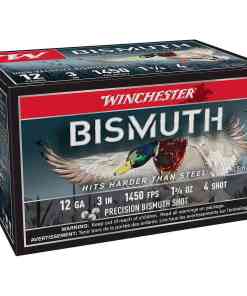 Winchester Bismuth Shotgun Ammunition 12ga 3" 1-3/8oz 1450 fps #4 15/ct