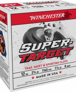Winchester Super-Target Shotshells 12 ga 2-3/4" 1-1/8 oz #8 25/ct