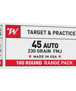 Winchester USA Handgun Ammunition .45 ACP 230 gr. FMJ 835 fps 100/ct