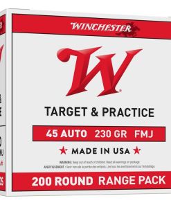 Winchester USA Handgun Ammunition .45 ACP 230 gr. FMJ 835 fps 200/ct