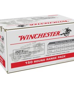 Winchester USA Lake City Rifle Ammunition .223 Rem 55 gr. FMJ 3240 fps 150/ct
