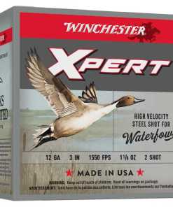 Winchester Xpert High-Velocity Steel Shotshells 12 ga 3" 1-1/8 oz 1550 fps #2 25/ct