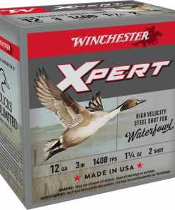 Winchester Xpert High-Velocity Steel Shotshells 12 ga 3" 1-1/4 oz 1400 fps #2 25/ct