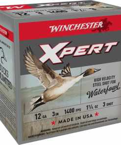 Winchester Xpert High-Velocity Steel Shotshells 12 ga 3" 1-1/4 oz 1400 fps #3 25/ct
