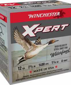 Winchester Xpert High-Velocity Steel Shotshells 12 ga 2-3/4" 1-1/8 oz 1400 fps #6 25/ct