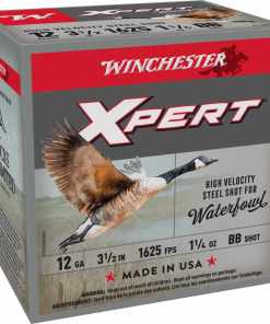 Winchester Xpert High-Velocity Steel Shotshells 12 ga 3-1/2" 1-1/4 oz 1625 fps #BB 25/ct