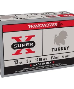 Winchester Super-X Turkey Loads Shotshells 12ga 3" 1-7/8 oz 1210 fps #4 10/ct