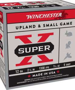 Winchester Super-X High-Brass Shotshells 12 ga 2-3/4" 1-1/4 oz 1330 fps #5 25/ct