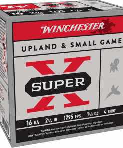 Winchester Super-X High-Brass Shotshells 16 ga 2-3/4" 1-1/8 oz 1295 fps #4 25/ct