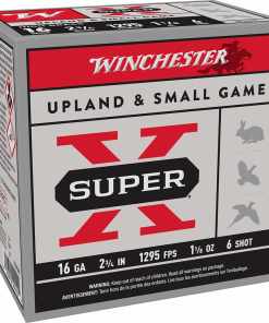 Winchester Super-X High-Brass Shotshells 16 ga 2-3/4" 1-1/8 oz 1295 fps #6 25/ct