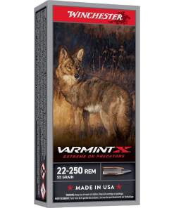 Winchester Varmint XP Extreme Point Rifle Ammunition 22-250 Rem 55gr PT 20/ct