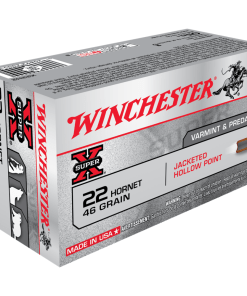 Winchester Super-X Rifle Ammunition .22 Hornet 46 gr. JHP 2690 fps 50/ct