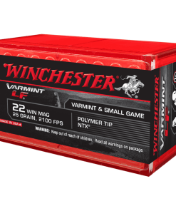 Winchester Varmint Lead Free Rimfire Ammunition .22 WMR 25 gr. PT 2100 fps 50/ct