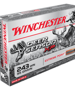 Winchester Deer Season XP Rifle Ammunition 243 Win 95 gr. PT 3100 fps 20/ct