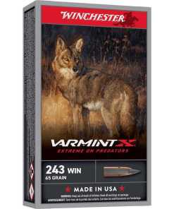 Winchester Varmint X Rifle Ammunition .243 Win 65gr PT 3620fps 20/ct