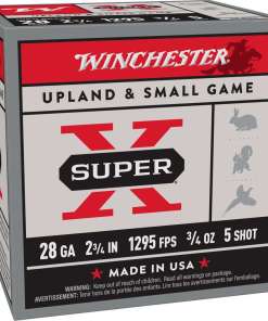 Winchester Super-X High Brass Game Shotshells 28 ga 2-3/4" 3/4oz 1295 fps #5 25/ct