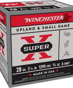 Winchester Super-X High Brass Game Shotshells 28 ga. 2-3/4" 3/4oz 1295 fps #6 25/ct
