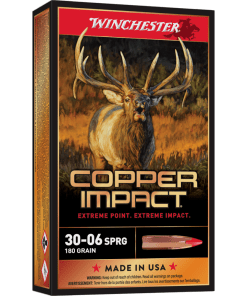 Winchester Copper Impact Rifle Ammunition 30-06 SPRG 180 gr. BT 2725 fps 20/ct