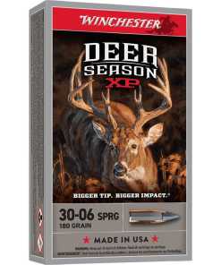 Winchester Deer Season XP Rifle Ammunition .30-06 Sprg 180gr PT 2750 fps 20/ct