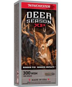 Winchester Deer Season XP Rifle Ammunition .300 WSM 180gr PT 2900 fps 20/ct