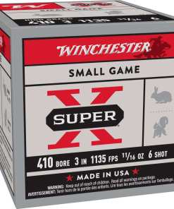 Winchester Super-X High-Brass Shotshells .410 ga 3" 11/16 oz 1135 fps #6 25/ct