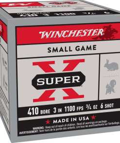 Winchester Super-X High-Brass Shotshells .410 ga 3" 3-3/4 oz 1100 fps #6 25/ct
