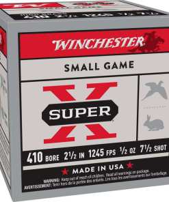 Winchester Super-X High-Brass Shotshells .410 ga 2-1/2" 1/2 oz 1245 fps #7.5 25/ct