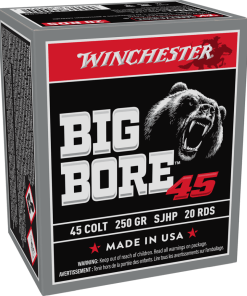 Winchester Big Bore Handgun Ammunition .45 Colt 250 gr. SJHP 845 fps 20/ct